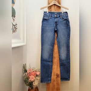 Old Navy Medium Blue Straight-Leg Jeans